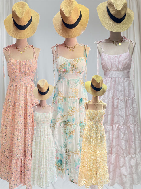 Spaghetti Straps Spring Layered Sundress